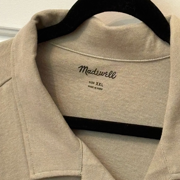 Madewell Easy Short-Sleeve Polo - Picture 2 of 2